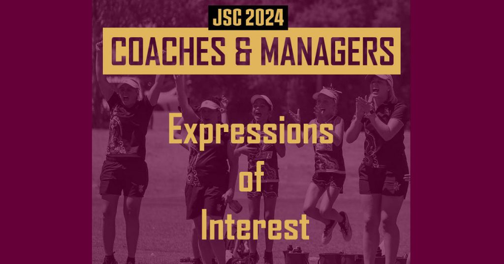 JSC 2024 Coaches and Managers – Expression of Interest